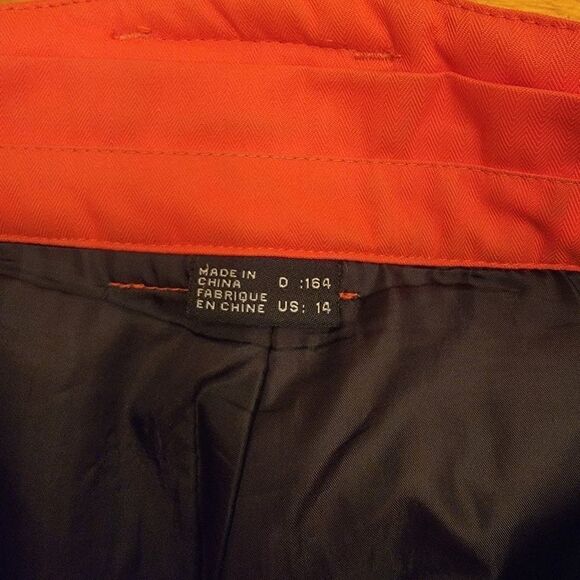 Killtec level 3 ski snowboard pants orange size 14 - Picture 4 of 6